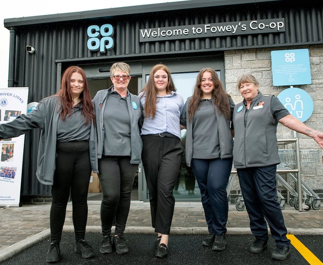 New Co-op store opens in Fowey, creating 14 local jobs