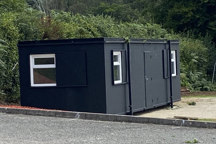 The new cabin will be retrofit with cladding and localised planting, with the new Tamar Valley Pantry 'soft opening' on schedule for Monday September 1. (Picture: Karen Bennett)
