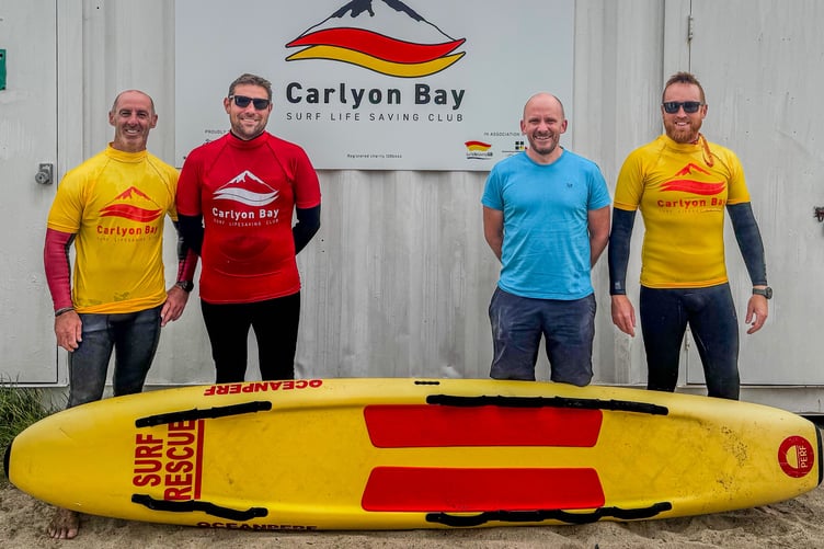 Stephen Spiers, Graham Dodd, Dan Alsop and Harry Edwards are preparing for the big walk.