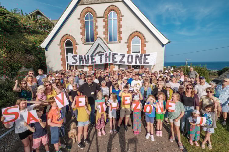 Residents of Downderry are looking to preserve the Zone Health and Wellbeing Hub, which they say is a vital part of the local community