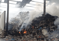 Waste plant fire finally extinguished after two weeks
