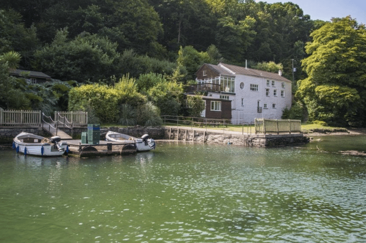 The Old Sawmills located on the banks of the River Fowey has been put on the market with a guide price of £1.95 million. (Picture: Stags Estate Agents)