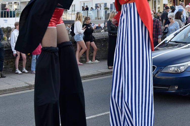 All smiles for these two participants in the Looe Carnival. (Picture: Jon Harris Photography)