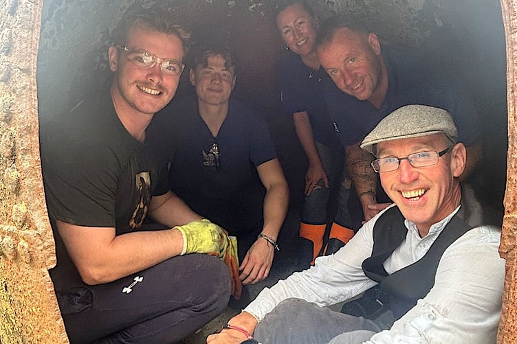 Volunteers from Imerys have been helping out at the Wheal Martyn Clay Works museum.