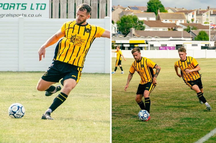 Dave Barker and Callum Martindale.