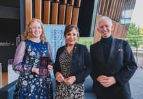 Calstock musician presented with King's harpist brooch for harp excellence