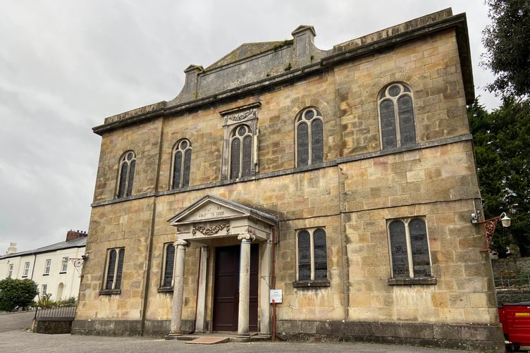 Lessons for evacuated children were held in the hall of St John's Methodist Church in the centre of St Austell. (Picture: Andrew Townsend)