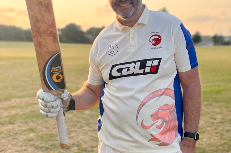 Saltash batsman Mark Stevens hit a maiden league century in is side's victory over South Petherwin (Picture: Saltash CC)