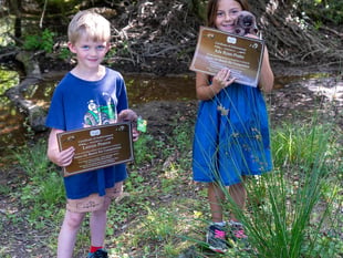 Schoolchildren name Heligan’s first beaver kits