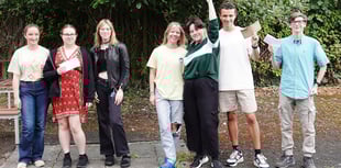 Students in Torpoint celebrate A-Level success