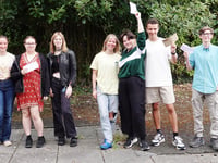 Students in Torpoint celebrate A-Level success