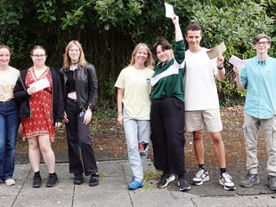 Students in Torpoint celebrate A-Level success