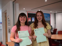 Callington students celebrate A-Level triumphs