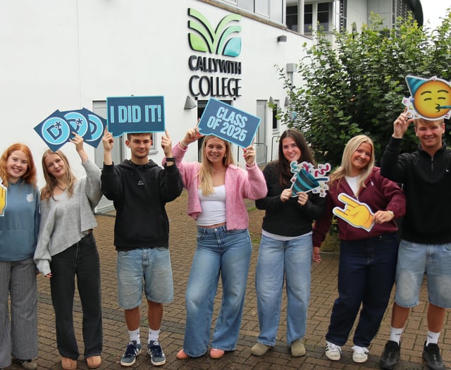 Callywith College A Level success