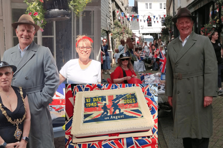 Pictures from the VJ Day commemoration event in Liskeard (Picture: Liskeard and Looe Radio)