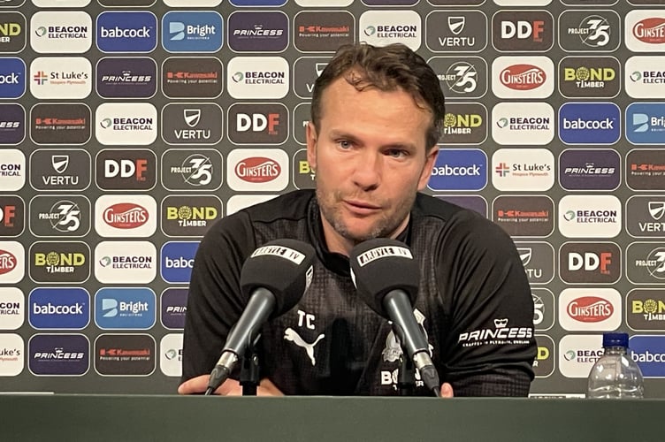 Plymouth Argyle head coach Tom Cleverley saw his side slip to a 3-2 defeat at Lincoln City