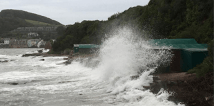 Tents to be removed from Sandways Beach due to serious safety concerns