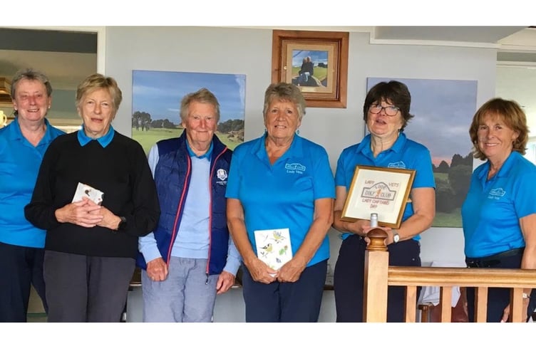 Looe Golf Club Lady Vets. Sara Walker.