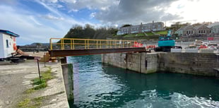 New lockgate could be in place at harbour by end of next month