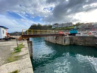 New lockgate could be in place at harbour by end of next month