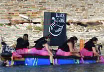 Wadebridge's colourful raft race attracts local competitors