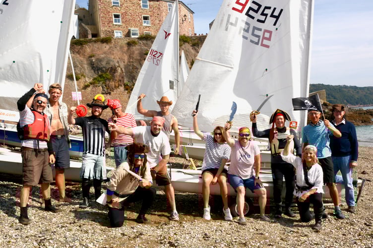 All smiles from competitors in this year's Cawsand Bay annual Pirate race (Picture: Clemens Photography)