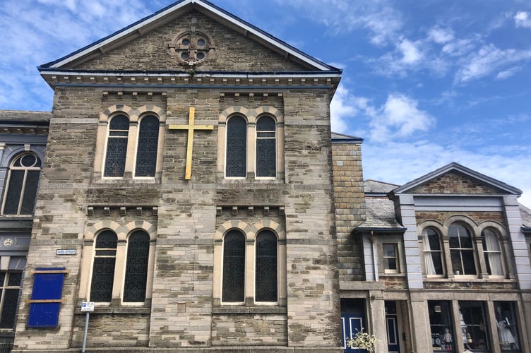 Epworth Studios, formerly the Methodist Church, will open its Sanctuary space with displays on its renovation as part of Liskeard Unlocked (Picture: Liskeard Town Council)