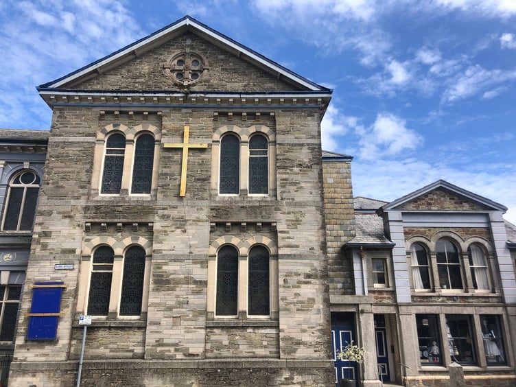 Epworth Studios, formerly the Methodist Church, will open its Sanctuary space with displays on its renovation as part of Liskeard Unlocked (Picture: Liskeard Town Council)