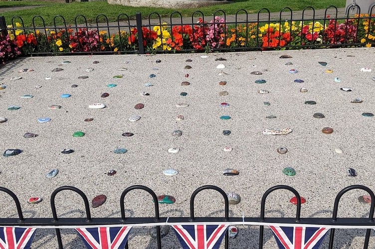 Saltash's unique Pebble War Memorial is to be carefully restored this autumn by artist David Whittley 