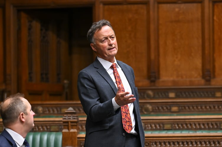 Liberal Democrat MP for St Ives Andrew George in the House of Commons