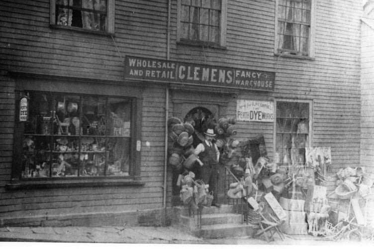'Clemens' Toy & Fancy Goods Shop at 27 Pound Street, now demolished.
