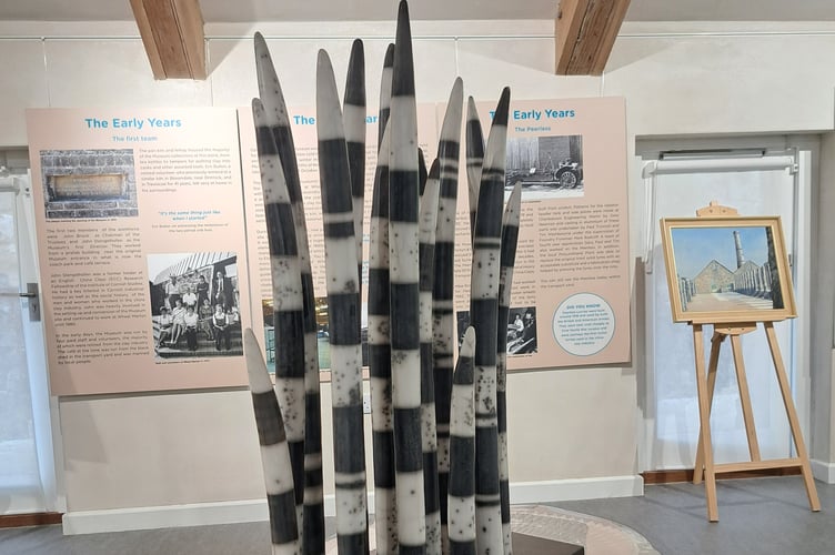 Notable ceramic sculpture is donated to clay mining museum.