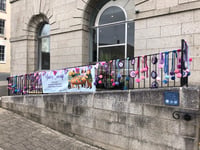 Town gets woolly welcome with yarn swap at Boost House