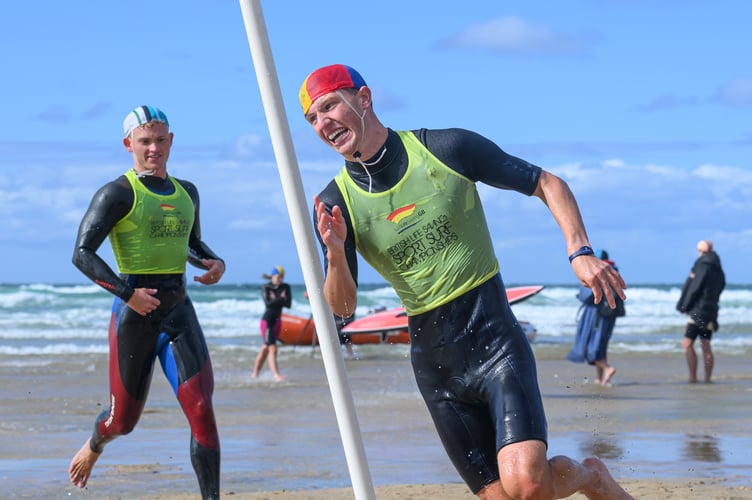 Flag races were held during the competition (Picture: Rhys Ellis-Davies)