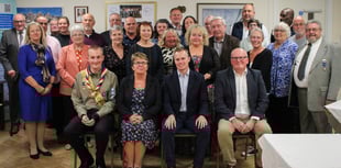 Mayor hosts civic reception for new HMS Raleigh captain