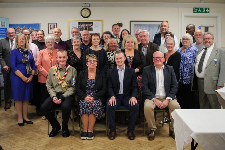 Torpoint Town Mayor, Councillor Julie Martin hosted a civic welcome for Captain Jeremy Ussher Royal Navy, Commanding Officer of HMS Raleigh