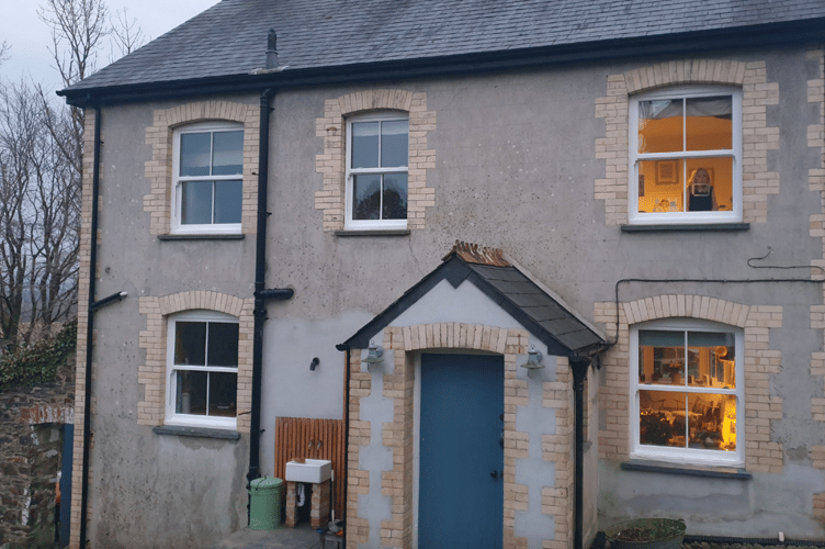 The dwelling near Saltash with the derelict lean-to pictured to the left. (Picture: Cornwall Council)