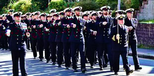 HMS Raleigh parade marks Freedom of Torpoint celebration