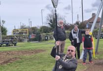 Mayor leads the way on Callington’s new zip wire