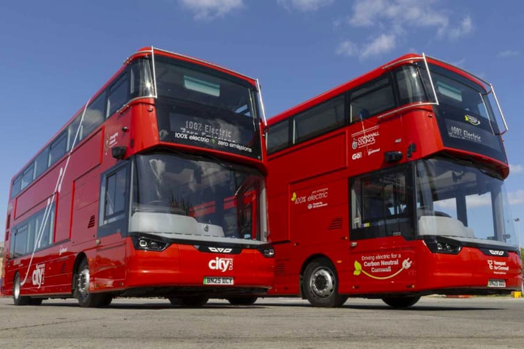 New electric buses have been introduced in Cornwall and Plymouth. (Picture: Go-Ahead)