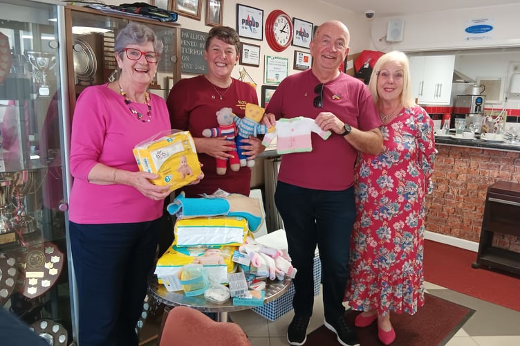Liskeard and Looe Inner Wheel have been collecting supplies for those in Ukraine
