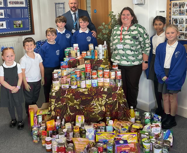 School spreads kindness with generous harvest donations