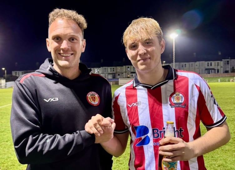 Lee Britchford and Jayden Gilbert.