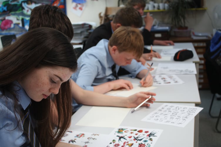 Students at Looe Community Academy have been encouraged to “let their imaginations soar"