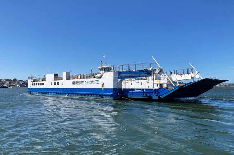 One of the Torpoint Ferries on the River Tamar. (Picture: Andrew Townsend)