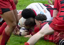 Camborne run in seven tries in Old Reds victory