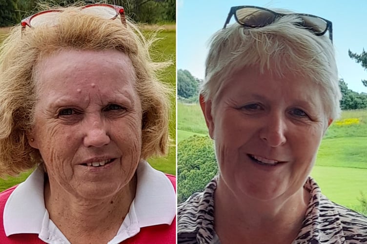 Pam Hughes and Linda Radley.