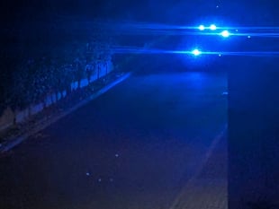 Late night police chase in Bodmin