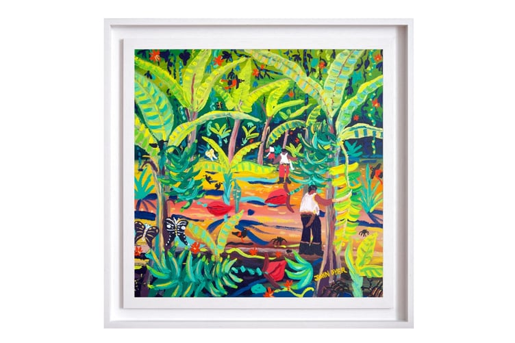 Another of the John Dyer paintings in the exhibition at the Eden Project.