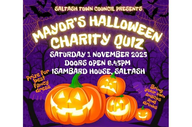 A special quiz is to take place at Isambard House in Saltash on Saturday, November 1